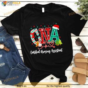 Merry Christmas Cna Certified Nursing Assistant Shirt 2