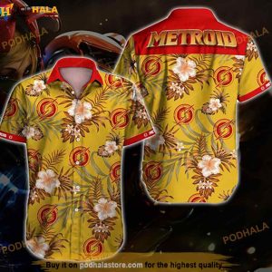 Metroid Funny Hawaiian Shirt, Hawaiian Outfit For Men