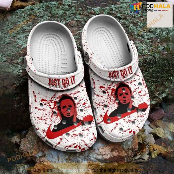 Michael Myers Just Do It Clog Halloween Classic Crocs Clogs Shoes