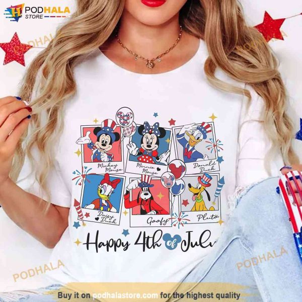 Mickey And Friends 4th Of July Shirt, Patriotic Independence Day Shirt