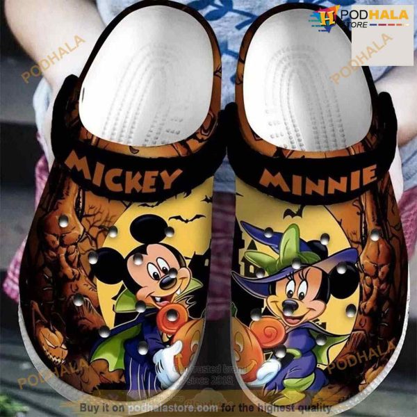 Mickey Minne Halloween Crocs Clog Shoes For Fans