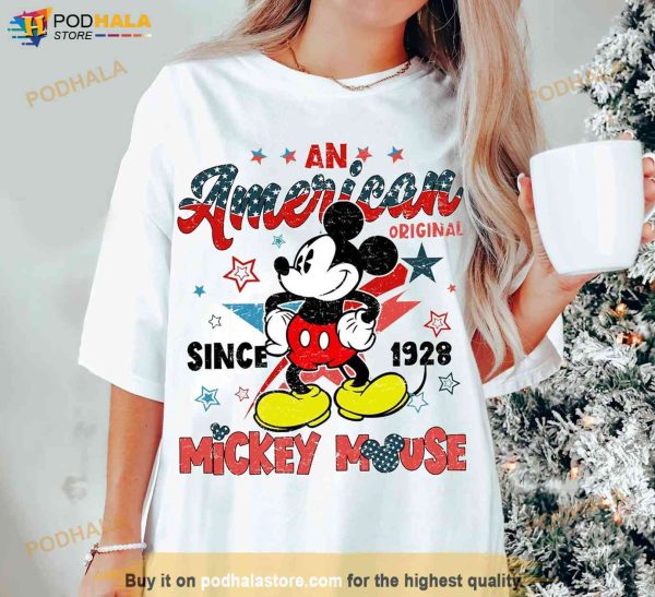 Mickey Mouse An American Since 1928 4th of July Shirt, Disney Independence Day Shirt