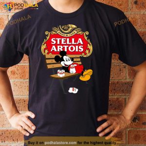 Mickey Mouse Drink Stella Artois Shirt 2