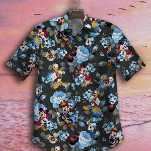 Mickey X Donald Duck Funny Hawaiian Shirt, Hawaiian Outfit For Men
