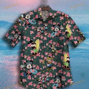 Mickey X Funny Hawaiian Shirt, Hawaiian Outfit For Men