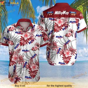 Milky Way Funny Hawaiian Shirt, Hawaiian Outfit For Men