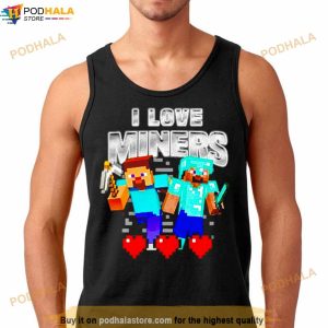 Minecraft I Love Miners Shirt 2