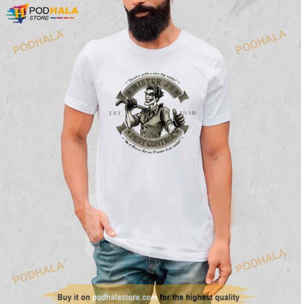 Mister J’s Pest Control Sepia Harley Quinn Shirt