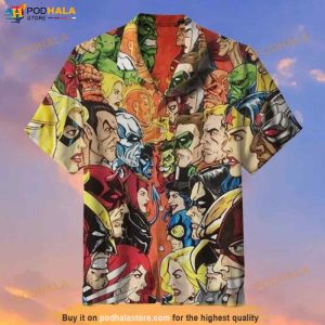 Movie Dc Characters Funny Hawaiian Shirt, Aloha Shirt