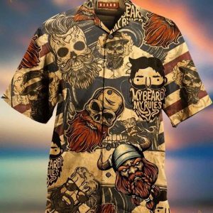 My Bear My Rules Funny Hawaiian Shirt, Aloha Shirt