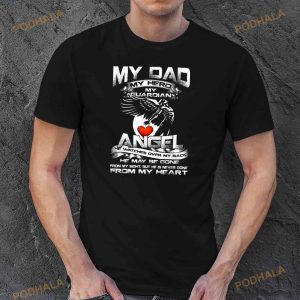My Dad My Hero My Guardian Angel Fathers Day Men Shirt 2
