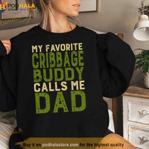 My Favorite Cribbage Buddy Calls Me Dad Anime Art Shirt
