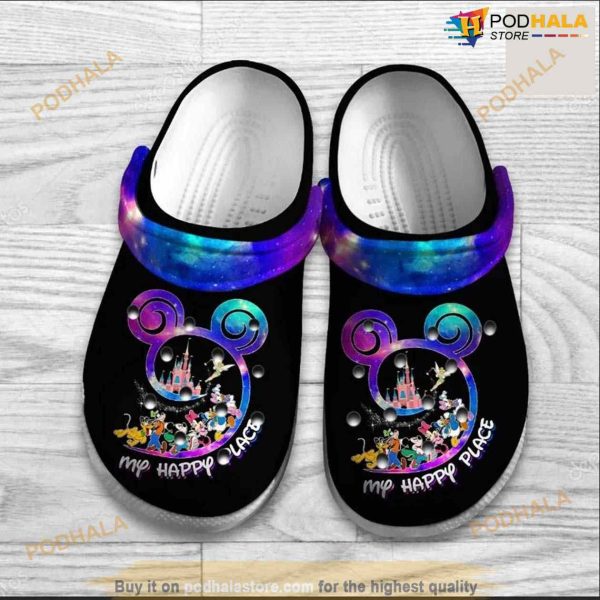 My Happy Place Mickey And Friends Crocs Clog Shoes