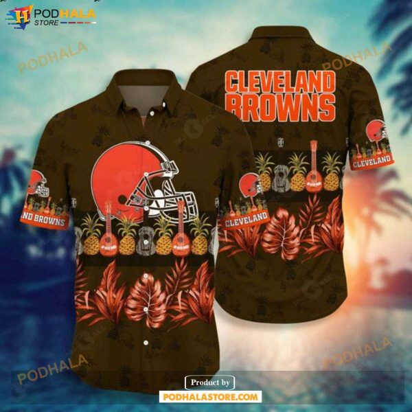 NFL Cleveland Browns Hawaiian Shirt Style Hot Summer Vacation Gift