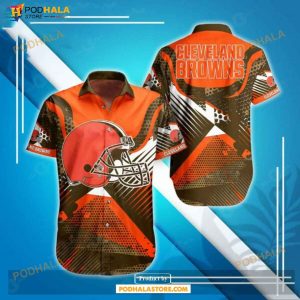 Cleveland Browns NFL Hawaiian Shirt Tropical Patterns Printed Beach Shirts  - Bring Your Ideas, Thoughts And Imaginations Into Reality Today