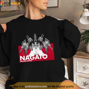 Nagato Azur Lane Typography 4 Naruto Shippuden Shirt 2
