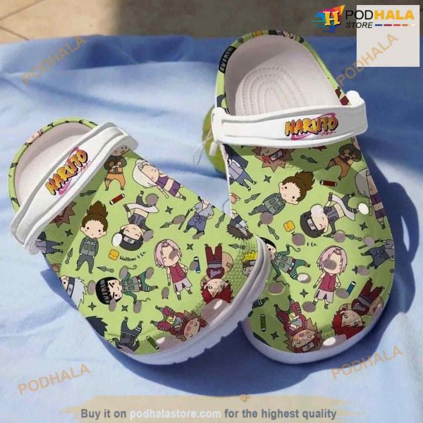 Naruto Characters Adult Size Crocs Clog Shoes
