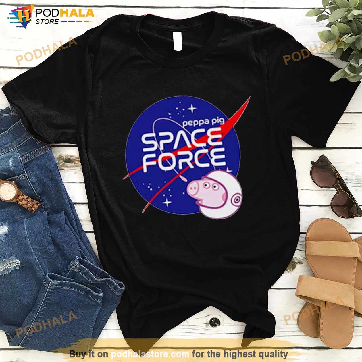 Nasa Peppa Pig Space Force Shirt Nasa Peppa Pig Space Force Shirt