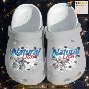 Natural Light Beer Crocs For Men