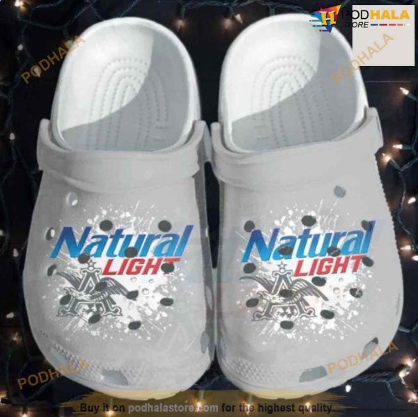 Natural Light Beer Crocs For Men