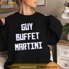 Neon Text Guy Buffet Martini Shirt