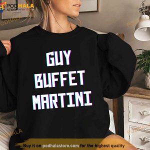 Neon Text Guy Buffet Martini Shirt