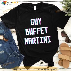 Neon Text Guy Buffet Martini Shirt 3
