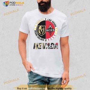 Nevada Sport Teams Vegas Golden Knights And Las Vegas Aces Shirt 2