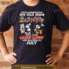 Never Underestimate An Old Man Who Loves Mickey Mouse And Was Born In July Shirt