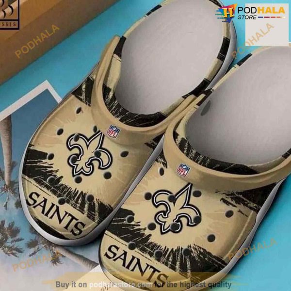 New Orleans Saints Personalized Clog Crocs Clog Shoes