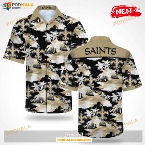 New Orleans Saints Tommy Bahama Tropical Summer Hawaiian Shirt, Tropical Shirt
