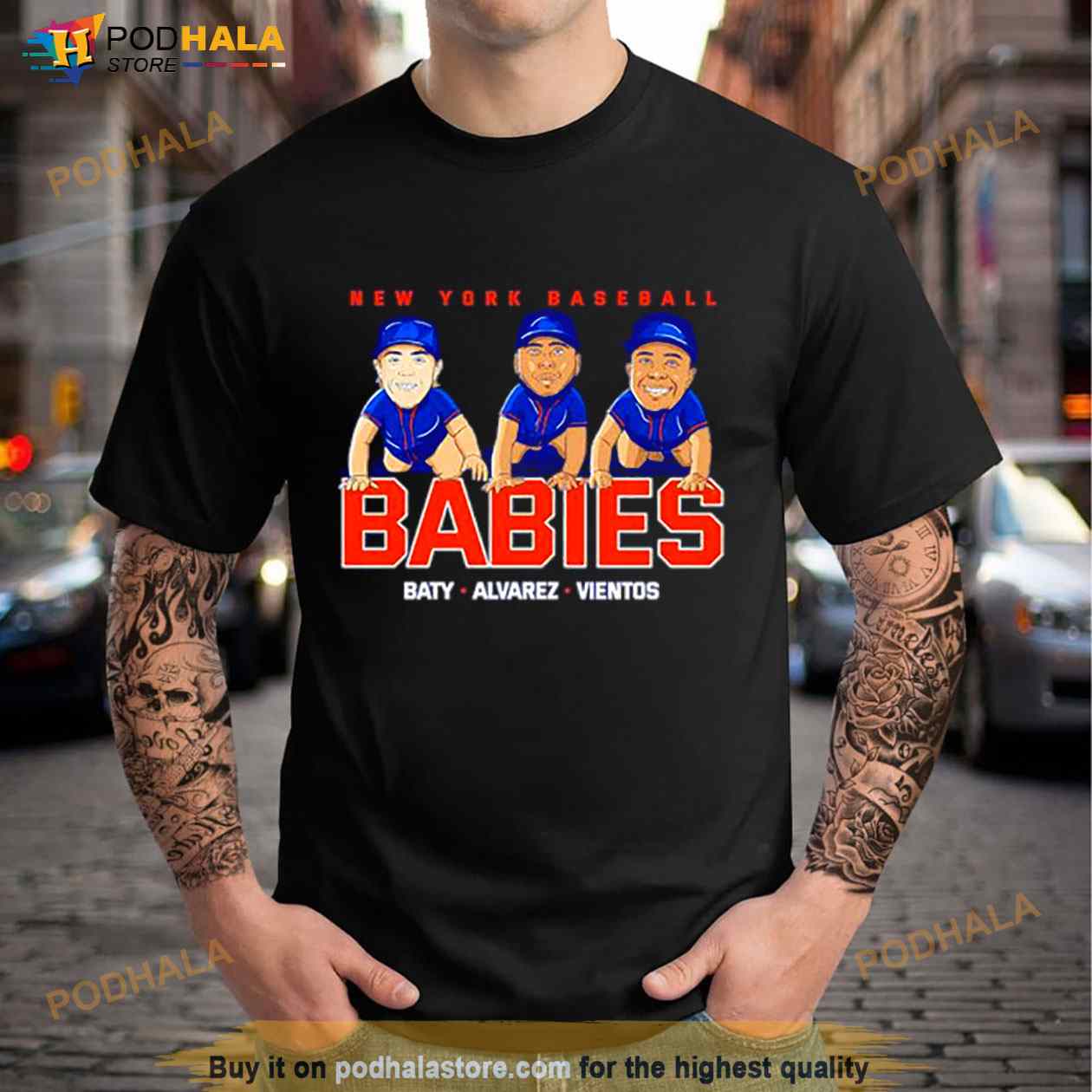 New York Baseball Babies Baty Alvarez Vientos Shirt New York Baseball Babies Baty Alvarez Vientos Shirt