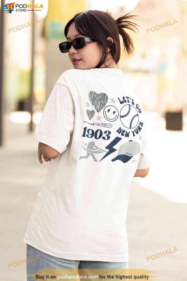 New York Baseball Shirt, Womens Yankee Shirt, Gifts For Yankees Fans
