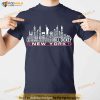 New York Baseball Team All Time Legends Shirt, New York City Skyline TShirt