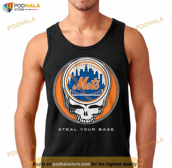 New York Mets Grateful Dead Steal Your Base Shirt
