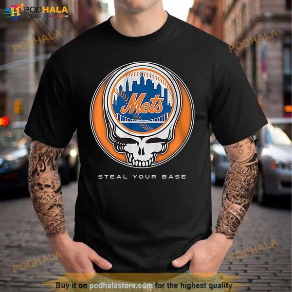 New York Mets Grateful Dead Steal Your Base Shirt