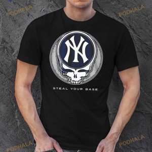 New York Yankees Grateful Dead Steal Your Base Shirt 3