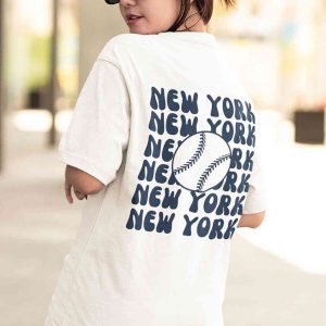 new york yankees white t shirt