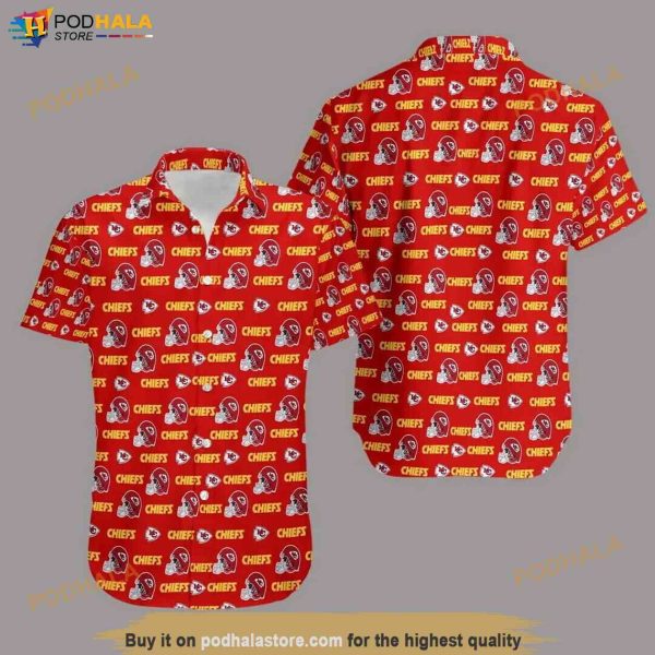 Nfl Kansas City Chiefs Hawaiian Shirt, Summer Vacation Beach Shirt