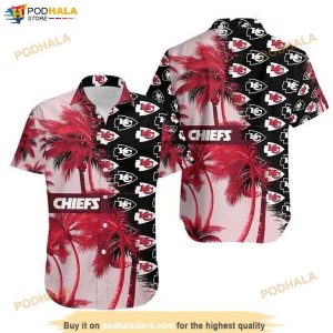 NFL Kansas City Chiefs Hawaiian Shirt, Summer Vacation Gift For Dad On Fathers Day