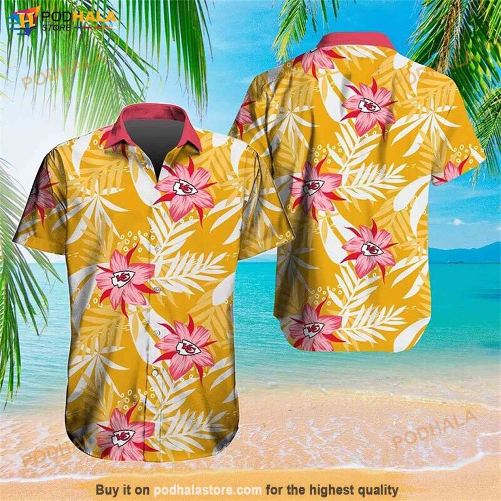 NFL Super Bowl Kansas City Chiefs Hawaiian Shirt, Summer Beach Shirt