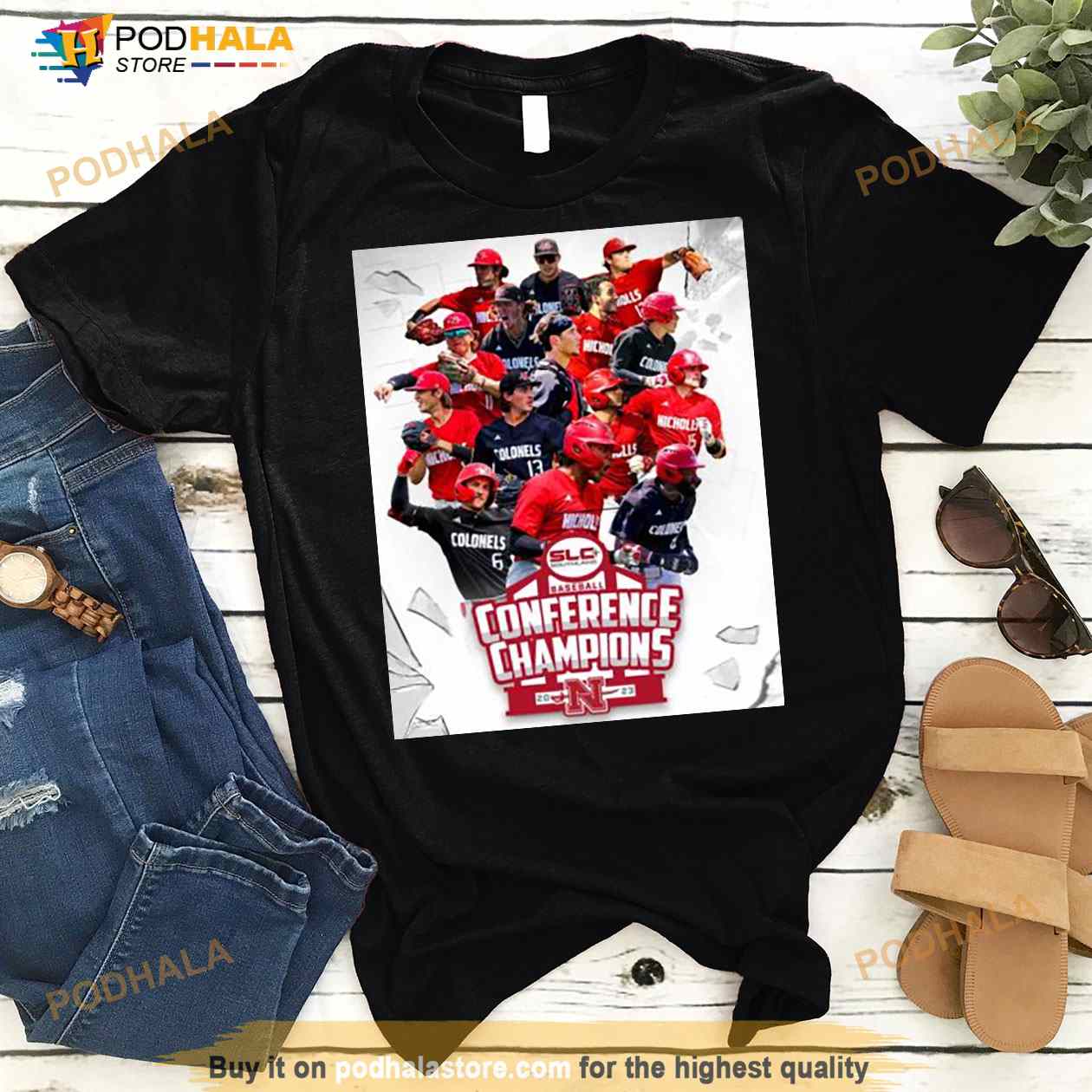 Nicholls State University 2023 Baseball Conference Champions Shirt Nicholls State University 2023 Baseball Conference Champions Shirt