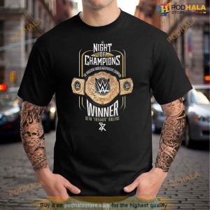 Night Of Champions The Inaugural World Heavyweight Champion Winner Seth Freakin Rollins Shirt 3