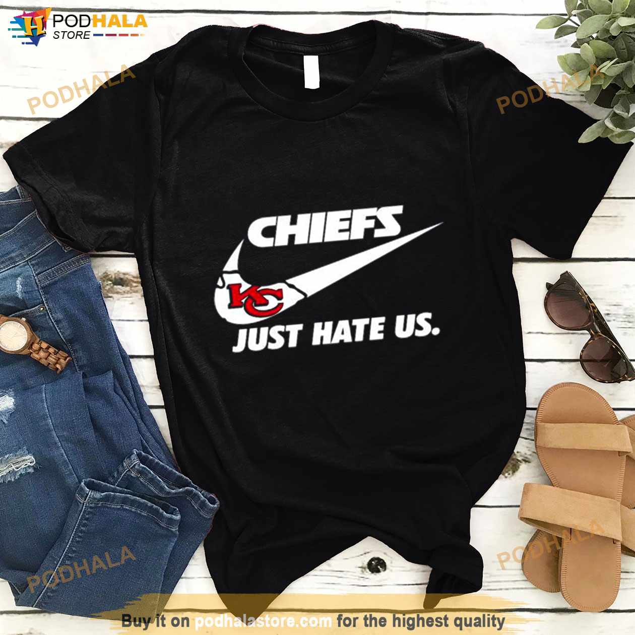 Kansas City Chiefs Nike Chiefs Just Hate Us Shirt, hoodie, sweater