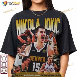 Nikola Joker 15 Shirt Jokić Jersey Basketball Funny Retro 