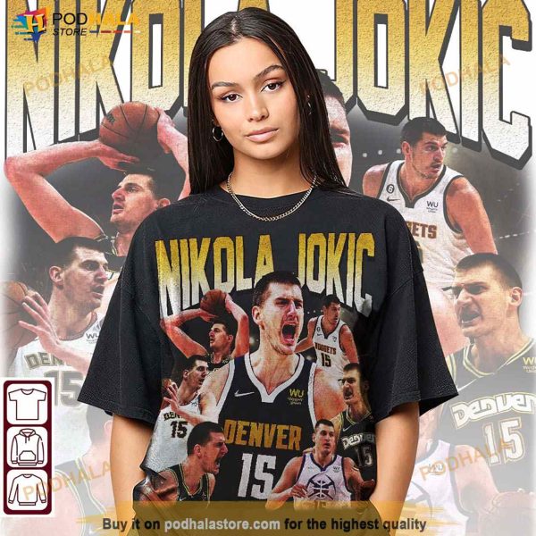 Nikola Jokic 90s Vintage, Nikola Jokic Bootleg Shirt, Nikola Jokic Merch