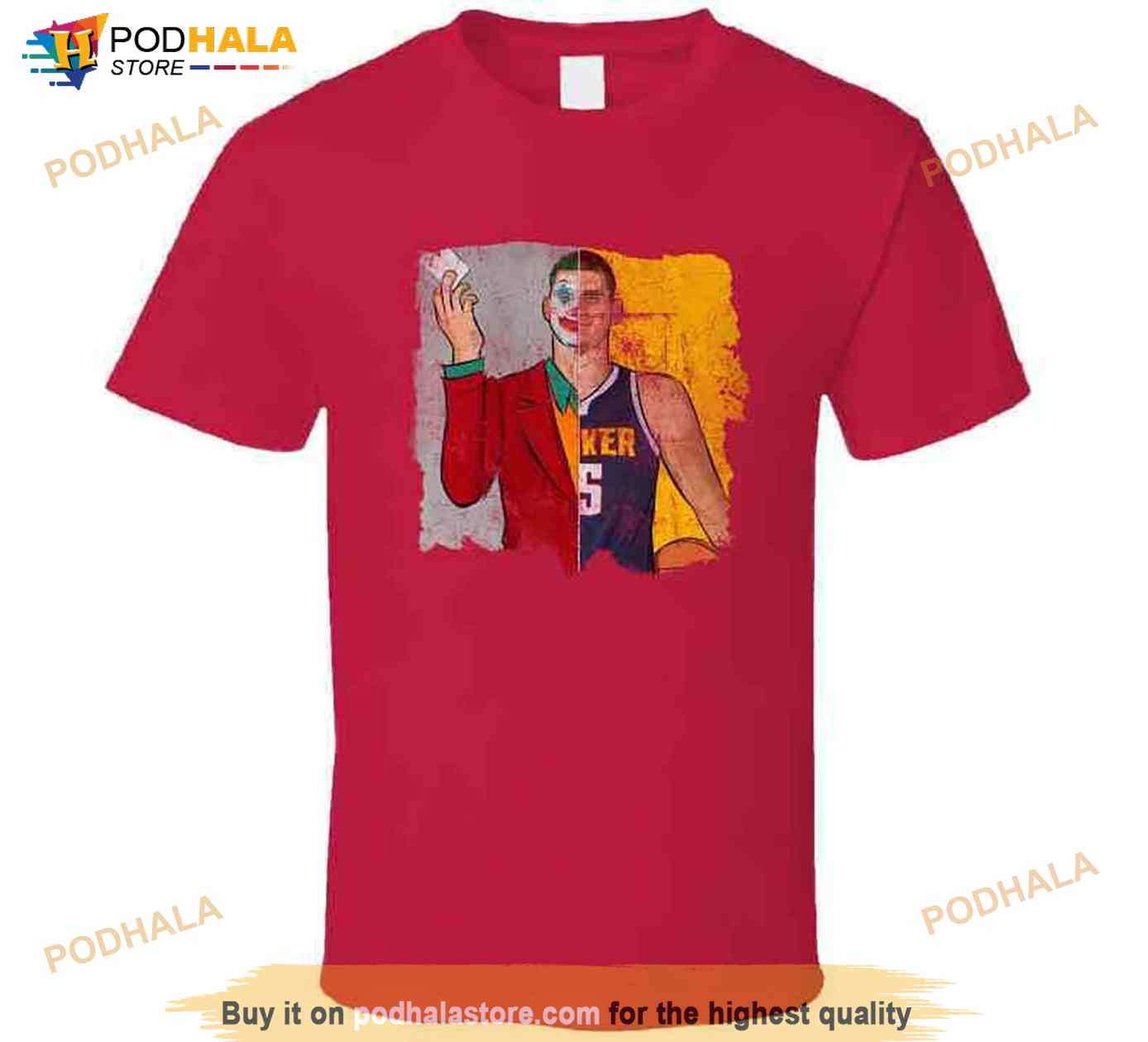 Nikola Jokic NBA Shirt, Denver Nuggets Joker Tshirt For Fans
