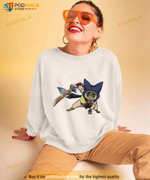 Ninja Felyne Monster Hunter Rise Shirt