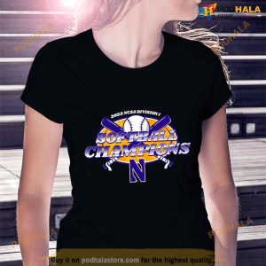 Northwestern Wildcats 2023 NCAA Division I Softball Champions Shirt