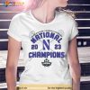 Northwestern Wildcats 2023 NCAA Women’s Lacrosse National Champions Locker Room Shirt